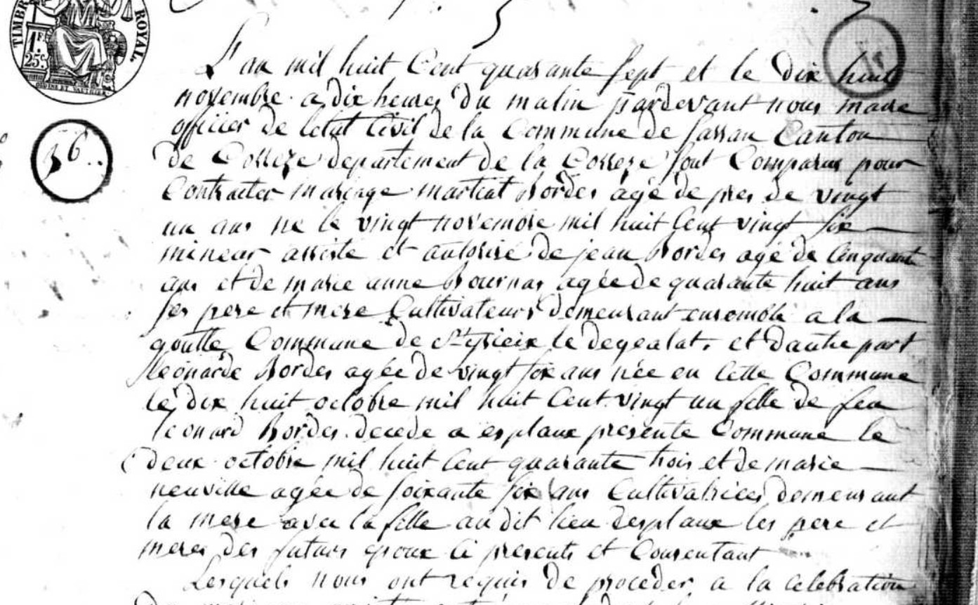 Mariage Bordes Martial - Bordes Leonarde 18_11_1847 -1.jpg